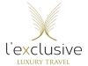 Logotipo l'exclusive Luxury Travel - agência de turismo DMC